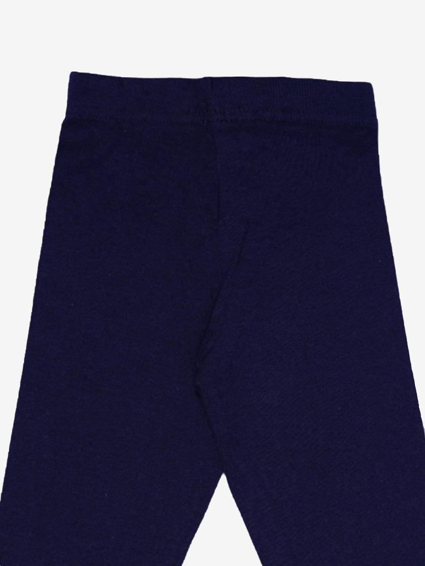 Dyca Girls Solid Leggings Pack Of 2 - Navy & Red Demo