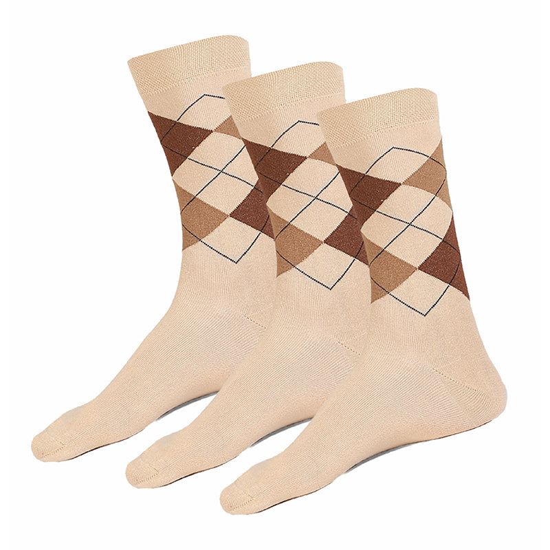 Bodycare Mens Solid Mid Calf Length Socks Pack Of 3