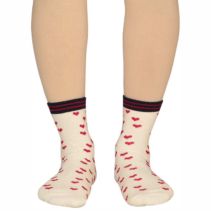 Bodycare Womens Mid Calf Printed Socks Pack Of 2