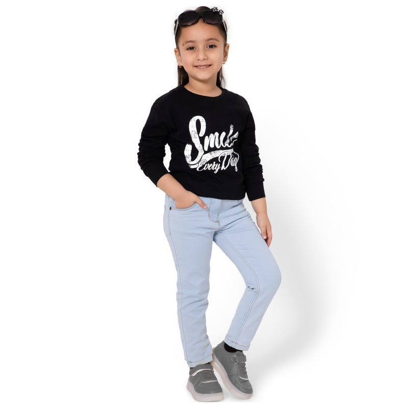 Bodycare Girls Tshirt Round Neck Full Sleeves Pack Of 1