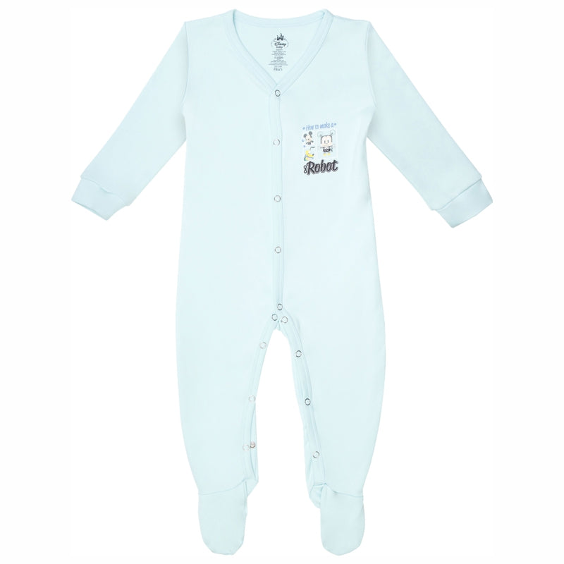 Baby Boys Romper Front Open Full Sleeves - Bodycare