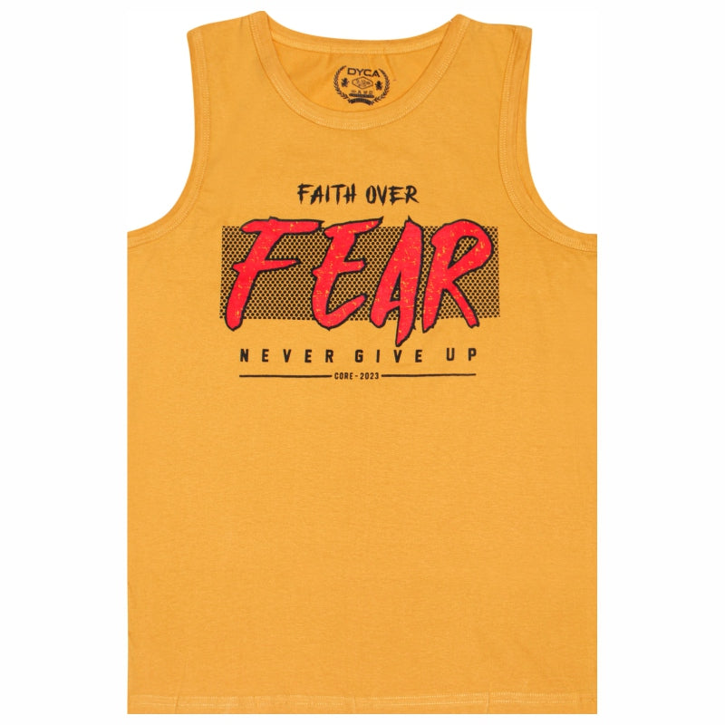 DYCA Boys Round Neck Sleeveless Tshirt