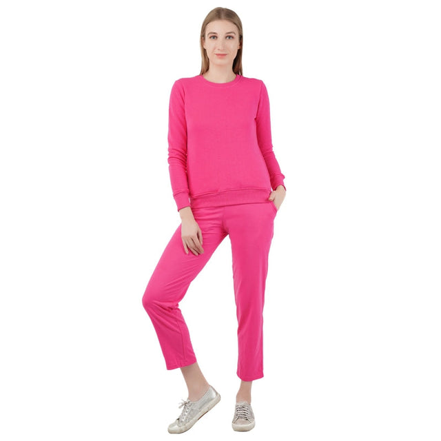 Women 100% Cotton Track Pant Side Pockets - Bodycare