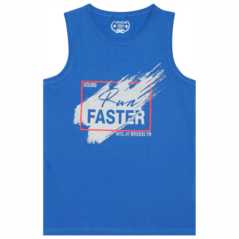 DYCA Boys Round Neck Sleeveless Tshirt