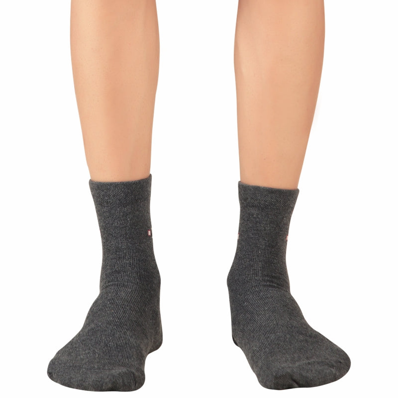 Bodycare Mens Mid Calf Solid Socks Pack Of 3