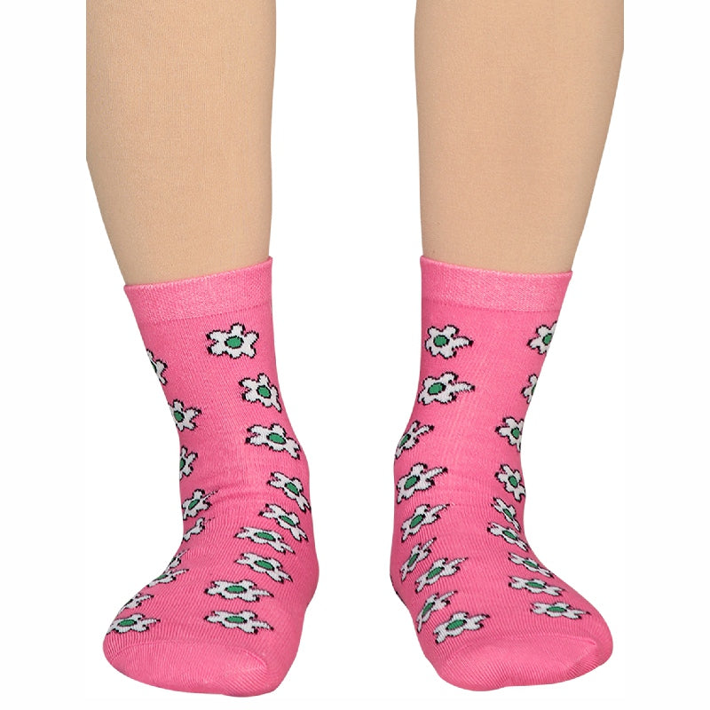 Bodycare Womens Mid Calf Printed Socks Pack Of 2