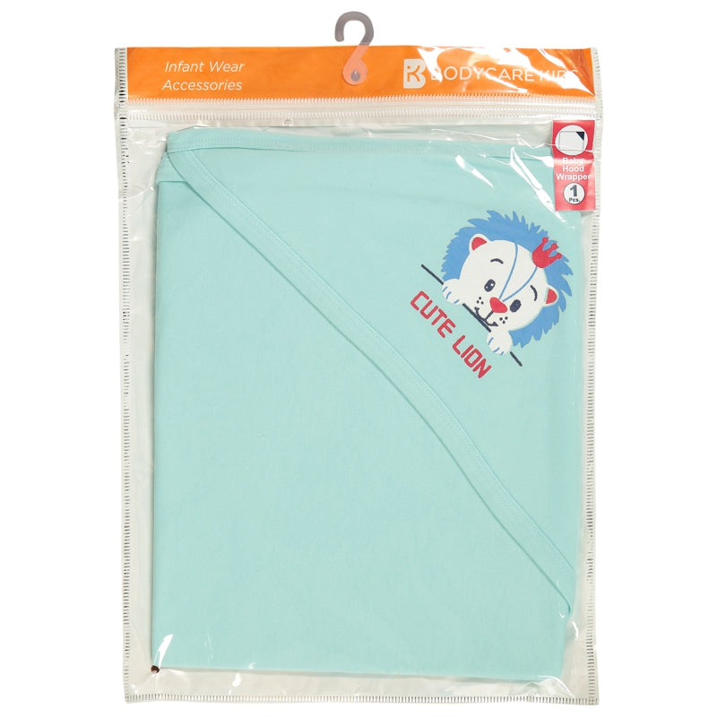 Bodycare Unisex Baby Solid Hooded Wrapper