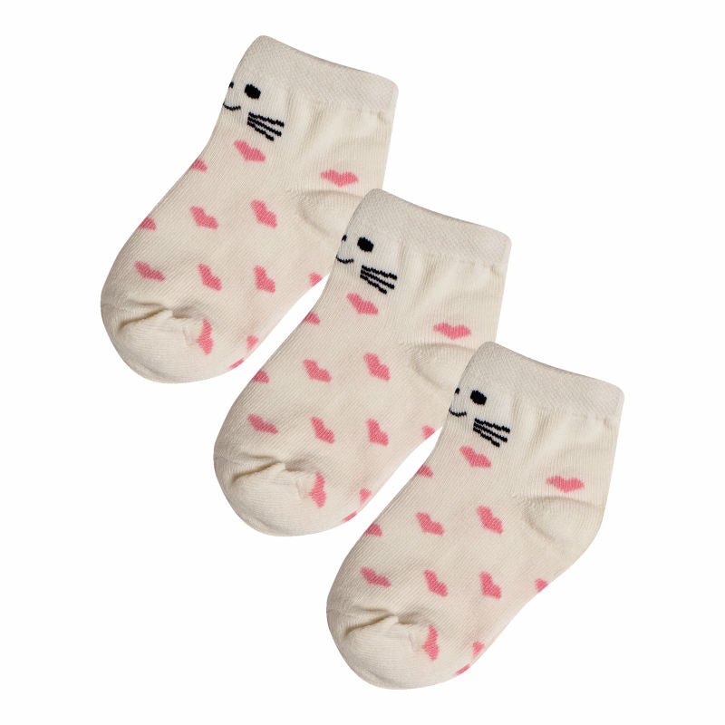 Bodycare Girls Printed Socks Pack Of 3