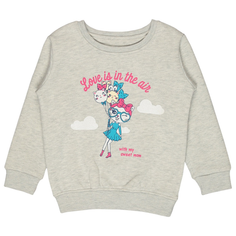 Baby Girls Sweatshirt Round Neck Full Sleeves - Bodycare