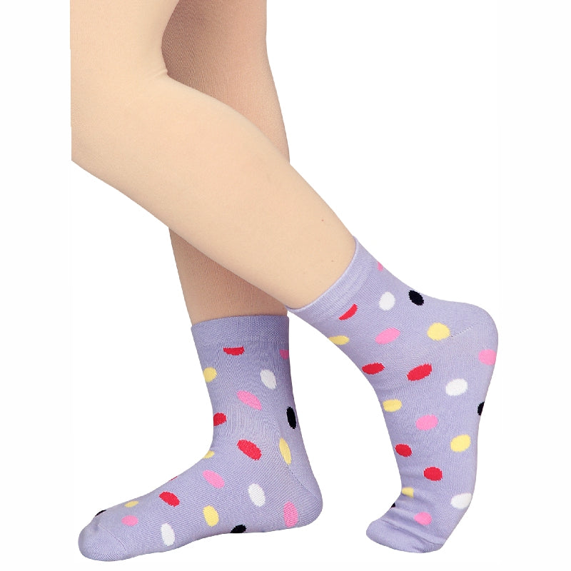 Bodycare Womens Mid Calf Printed Socks Pack Of 2