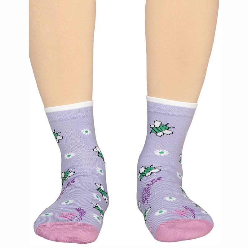 Bodycare Womens Mid Calf Printed Socks Pack Of 2