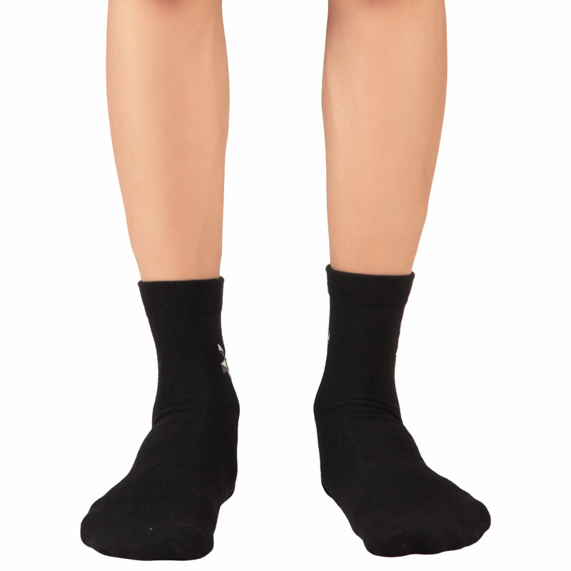 Bodycare Mens Mid Calf Solid Socks Pack Of 3