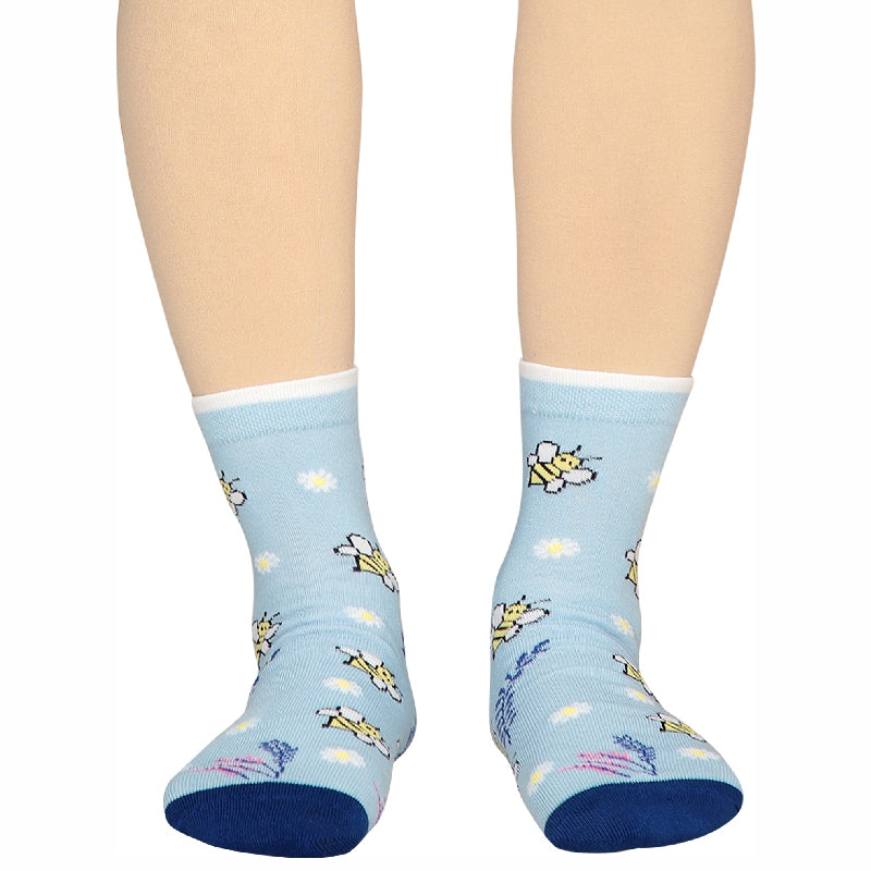 Bodycare Womens Mid Calf Printed Socks Pack Of 2