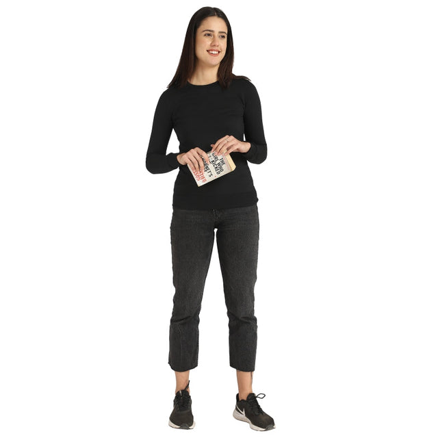 Women Sweatshirt Round Neck Full Sleeves - Bodycare