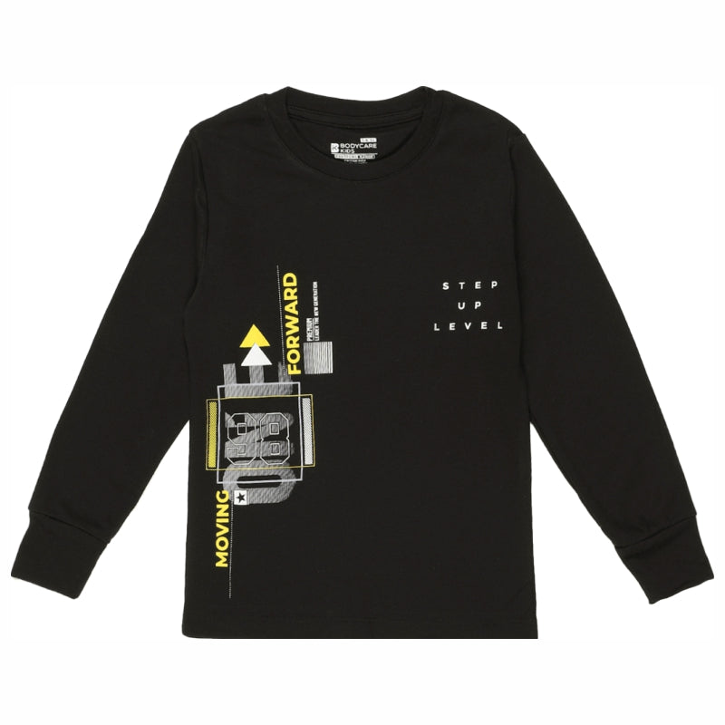 Bodycare Boys Round Neck Full Sleeves Solid Tshirt