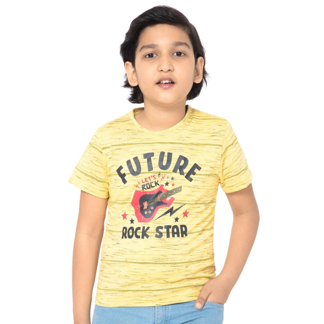 Boys 100% Cotton T-Shirt Round Neck Half Sleeves Pack of 1 - Bodycare