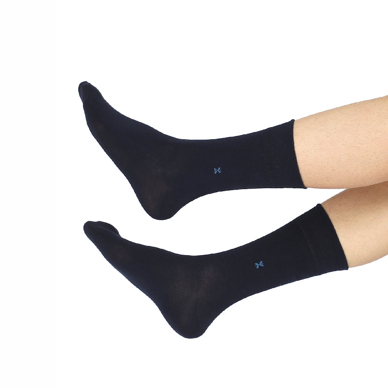 Bodycare Mens Solid Mid Calf Length Socks Pack Of 3