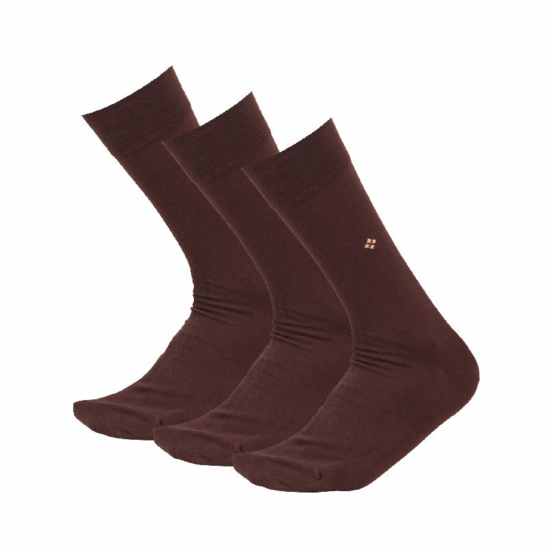 Bodycare Mens Solid Mid Calf Length Socks Pack Of 3