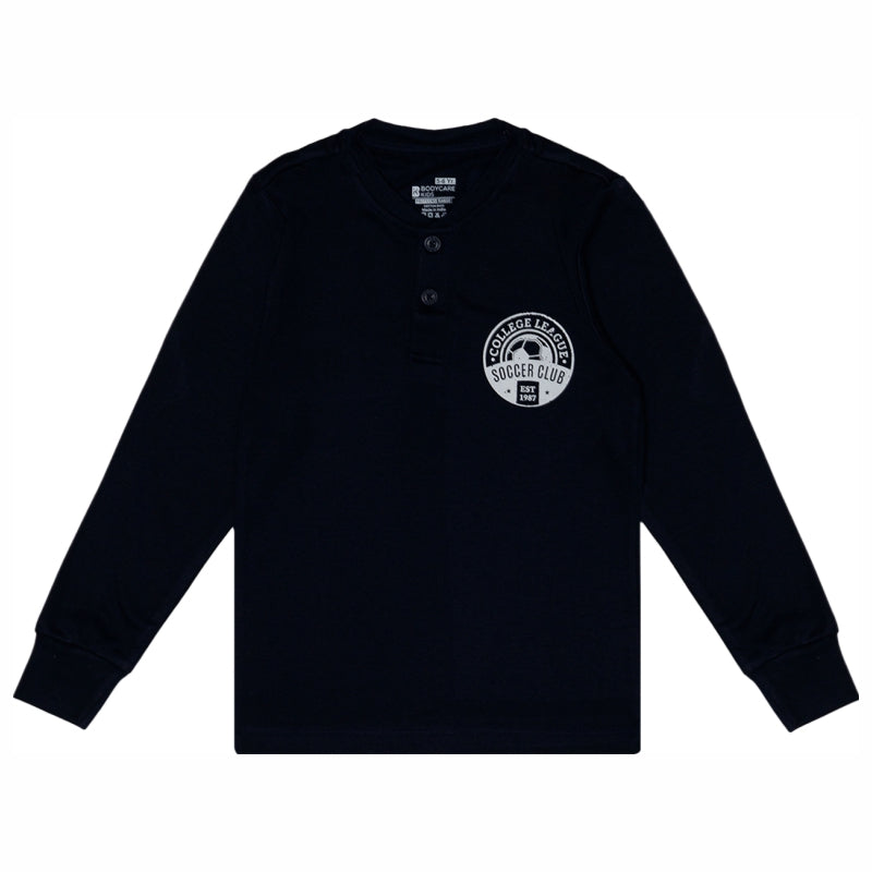 Bodycare Boys Round Neck Full Sleeves Solid Tshirt