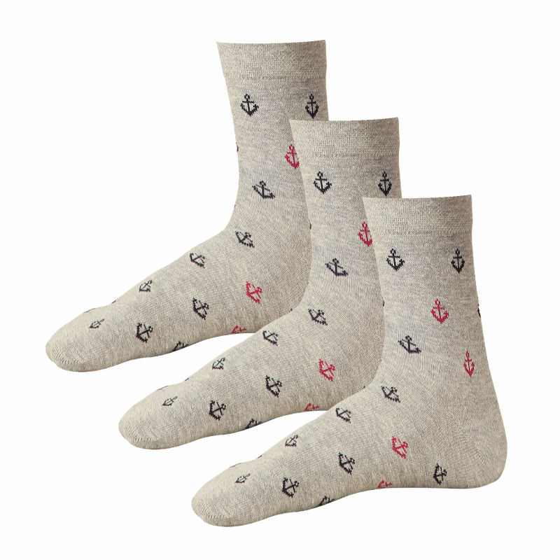 Bodycare Mens Solid Mid Calf Length Socks Pack Of 3