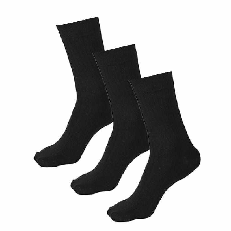 Bodycare Mens Solid Mid Calf Length Socks Pack Of 3
