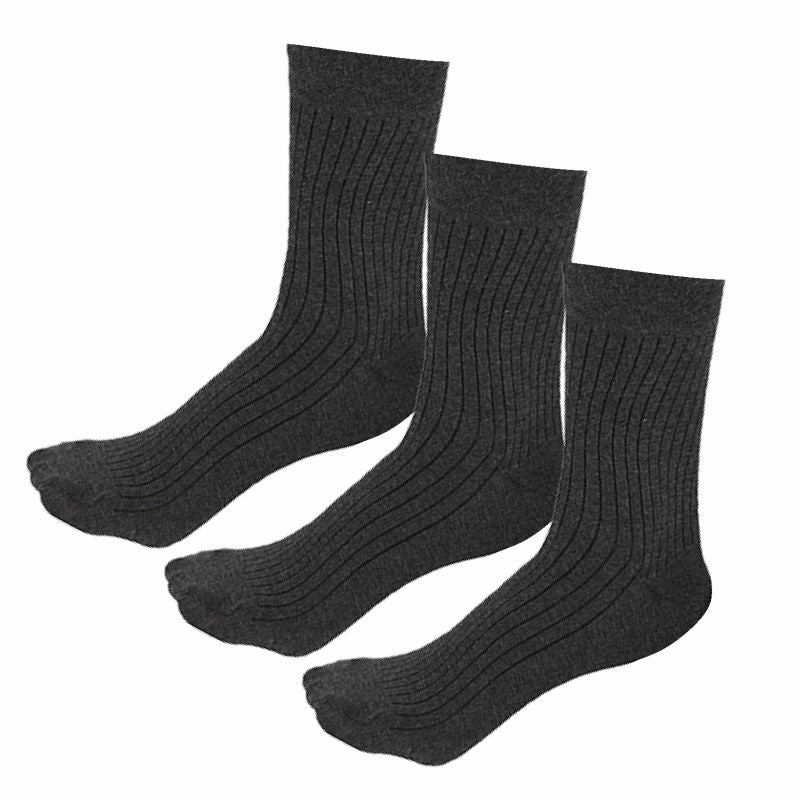 Bodycare Mens Solid Mid Calf Length Socks Pack Of 3