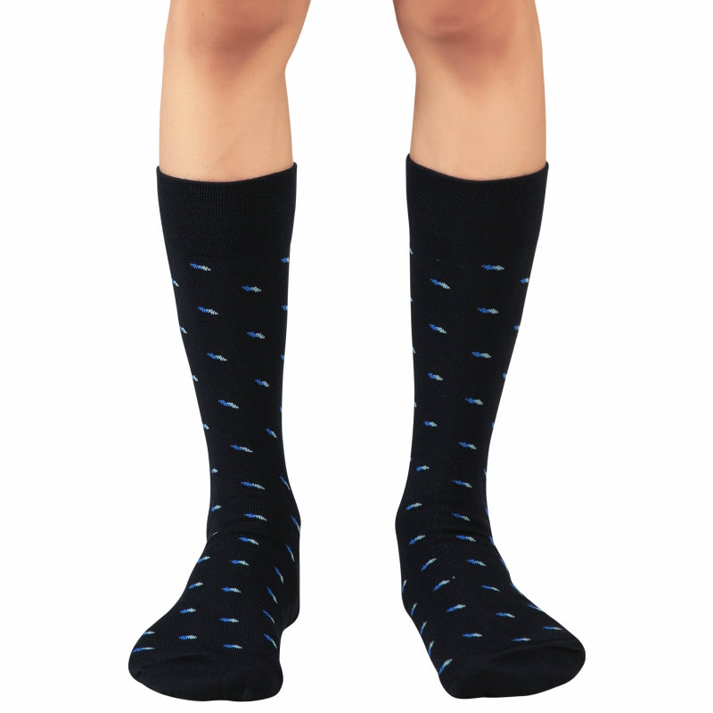 Bodycare Mens Calf Length Printed Socks Pack Of 2