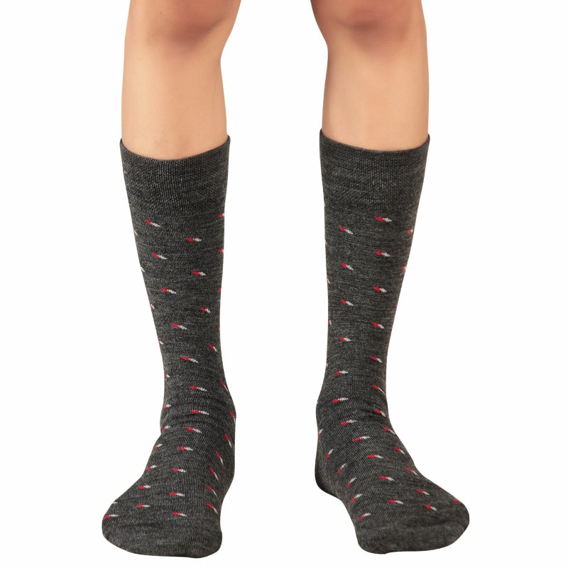 Bodycare Mens Calf Length Printed Socks Pack Of 2