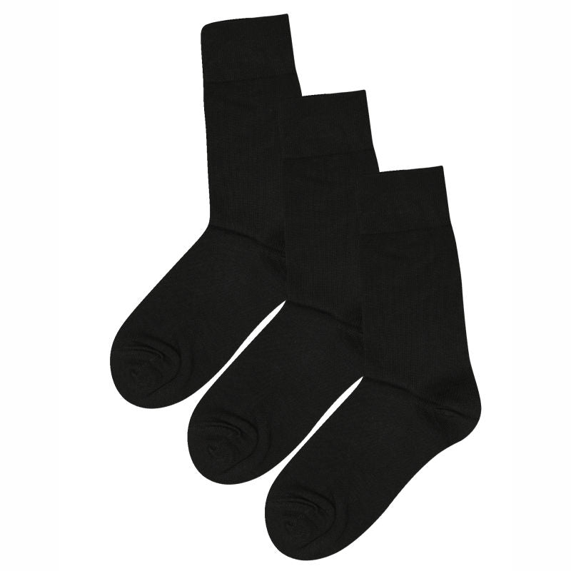 Bodycare Mens Solid Mid Calf Length Socks Pack Of 3