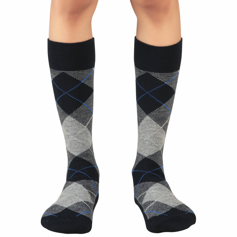 Bodycare Mens Calf Length Printed Socks Pack Of 2