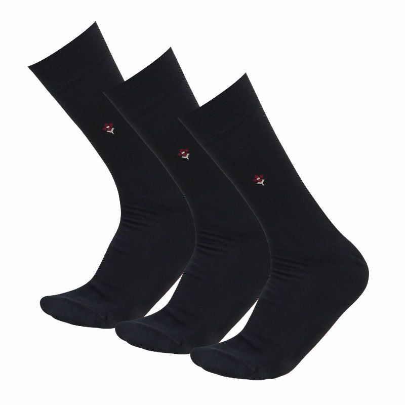 Bodycare Mens Solid Mid Calf Length Socks Pack Of 3