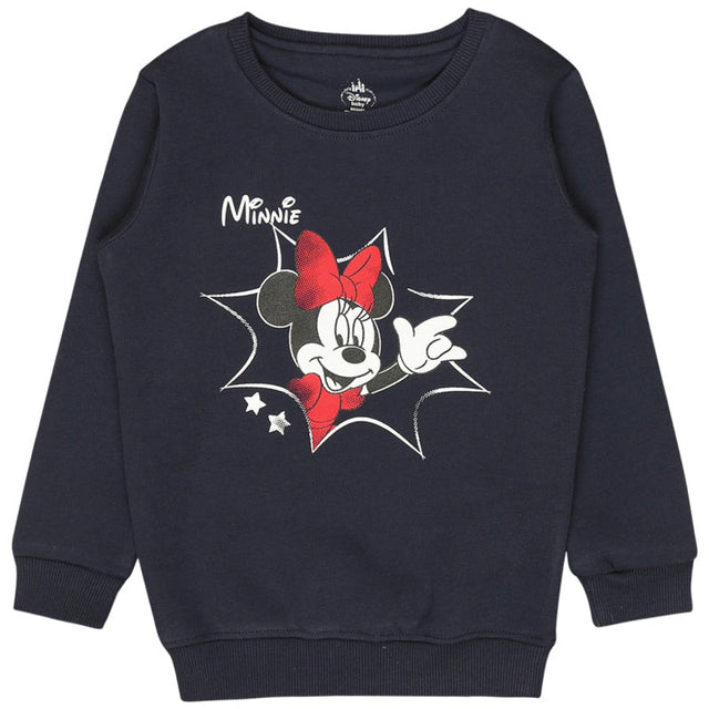 Baby Girls Minnie & Friends Sweatshirt Round Neck Full Sleeves - Bodycare