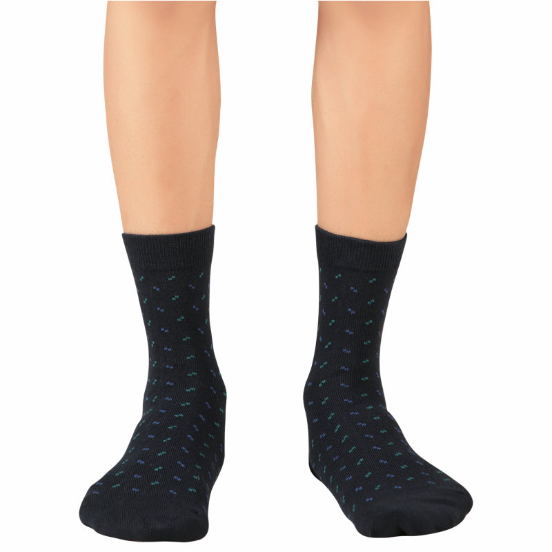 Bodycare Mens Mid Calf Printed Socks Pack Of 2