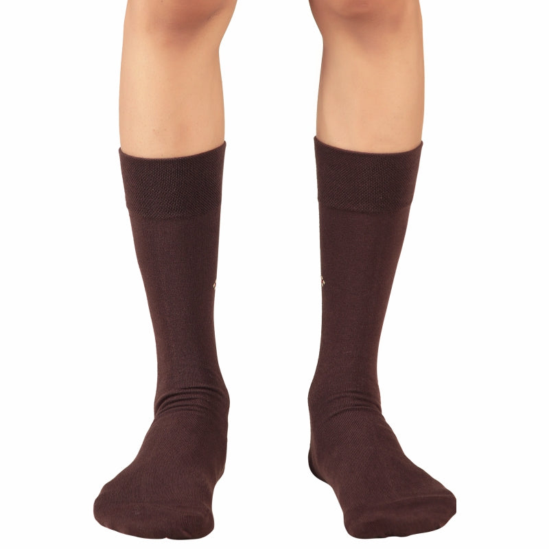 Bodycare Mens Calf Length Solid Socks Pack Of 2