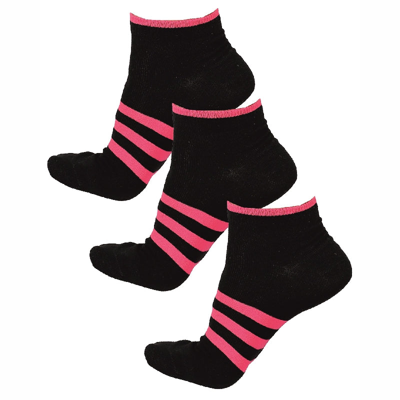 Women Cotton Spandex Socks Stretch Pack of 3 - Bodycare