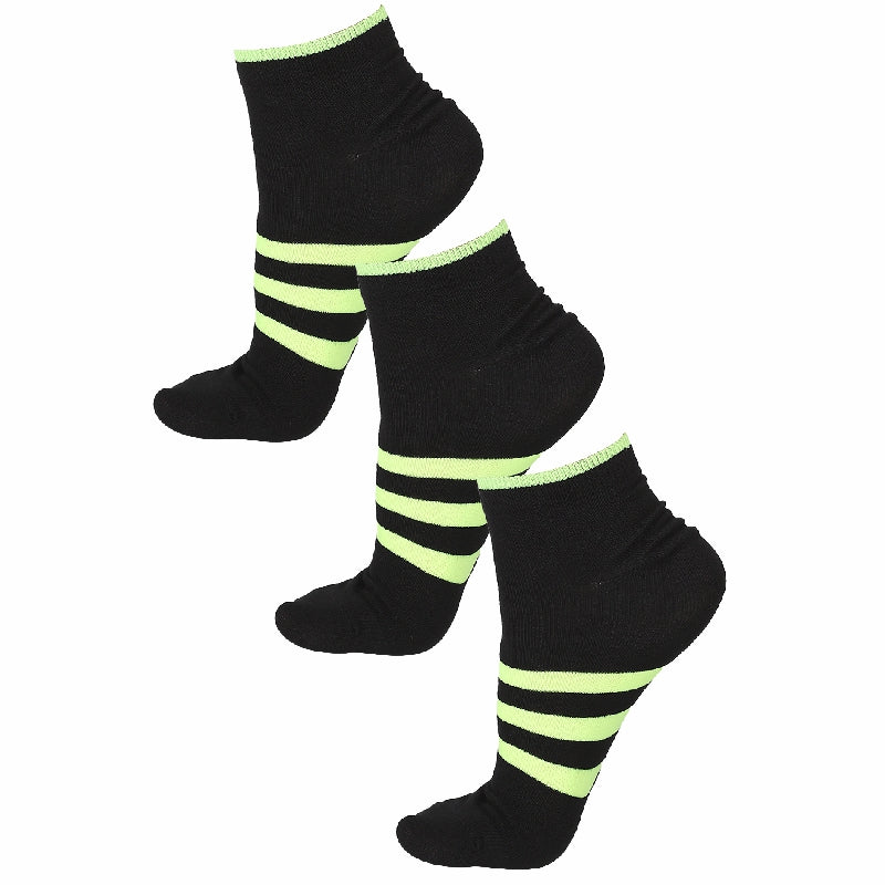 Women Cotton Spandex Socks Stretch Pack of 3 - Bodycare