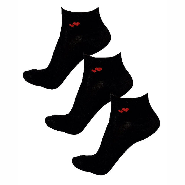 Women Cotton Spandex Socks Stretch Pack of 3 - Bodycare