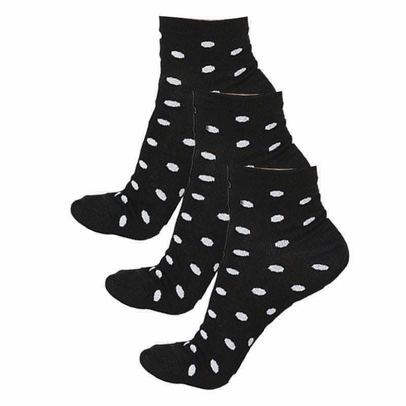 Women Cotton Spandex Socks Stretch Pack of 3 - Bodycare