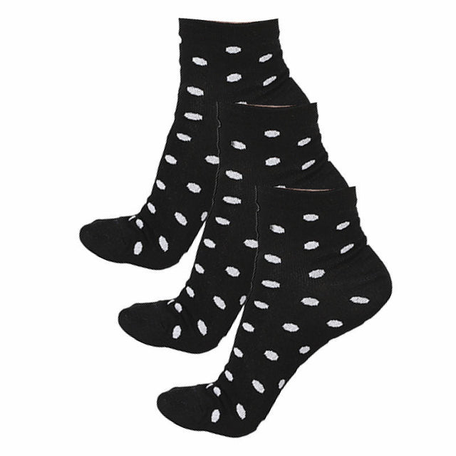 Women Cotton Spandex Socks Stretch Pack of 3 - Bodycare