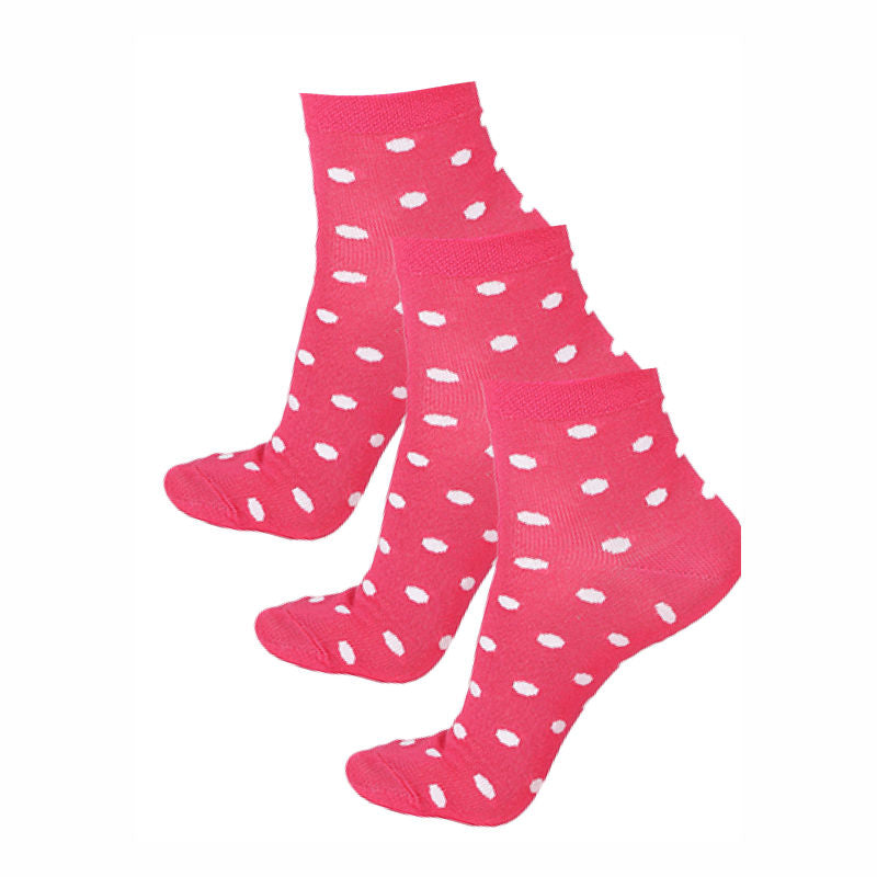 Women Cotton Spandex Socks Stretch Pack of 3 - Bodycare