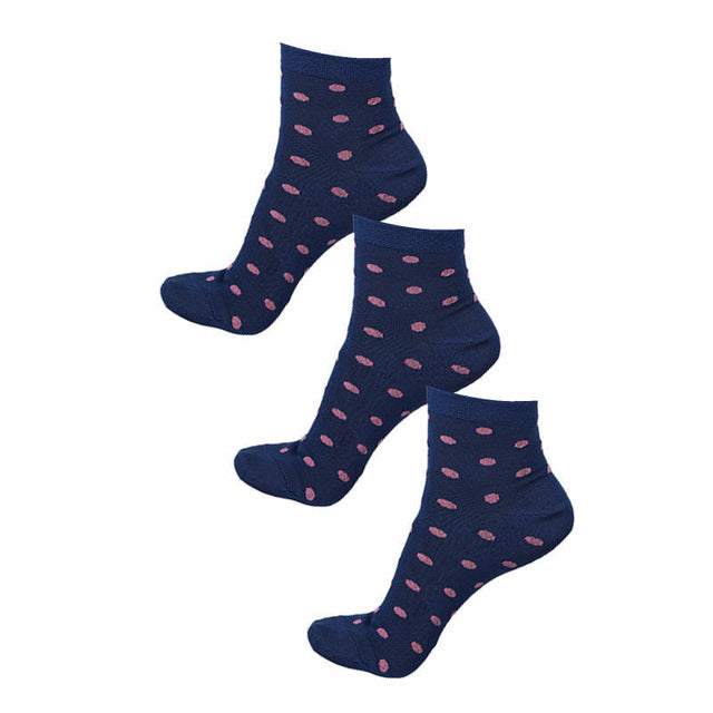 Women Cotton Spandex Socks Stretch Pack of 3 - Bodycare