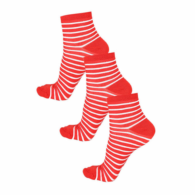 Women Cotton Spandex Socks Stretch Pack of 3 - Bodycare