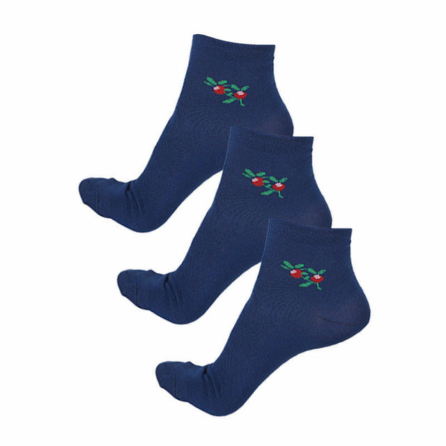 Women Cotton Spandex Socks Stretch Pack of 3 - Bodycare