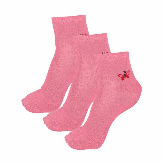 Women Cotton Spandex Socks Stretch Pack of 3 - Bodycare