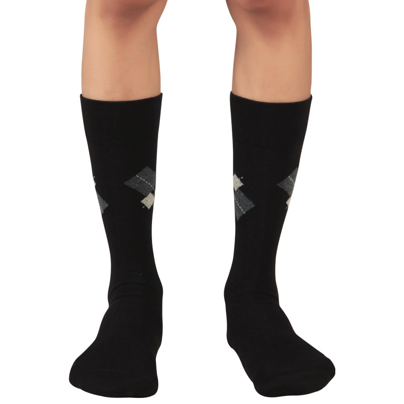 Bodycare Mens Calf Length Solid Socks Pack Of 2