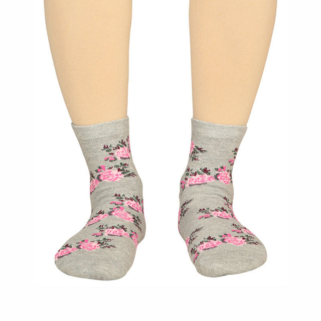 Women Cotton Spandex Socks Stretch Pack of 3 - Bodycare