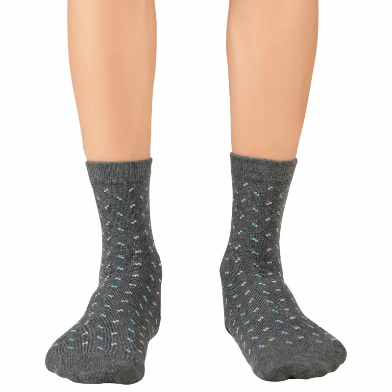 Bodycare Mens Mid Calf Printed Socks Pack Of 2