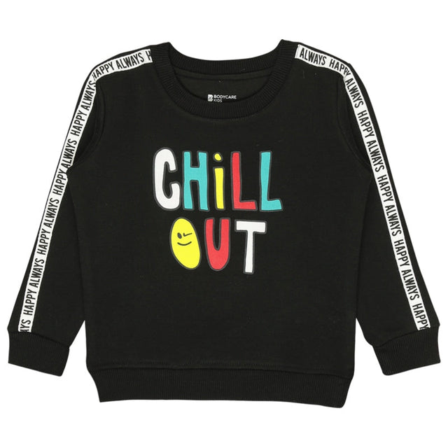 Baby Boys Round Neck Full Sleeve Sweatshirt for Comfortable Casual Styling, Easy Movement and Regular Wear