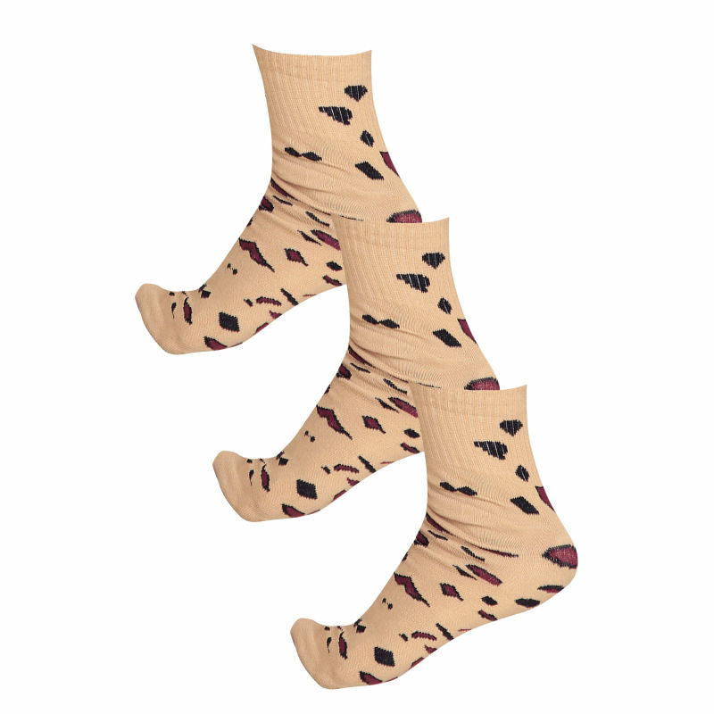 Women Cotton Spandex Socks Stretch Pack of 3 - Bodycare