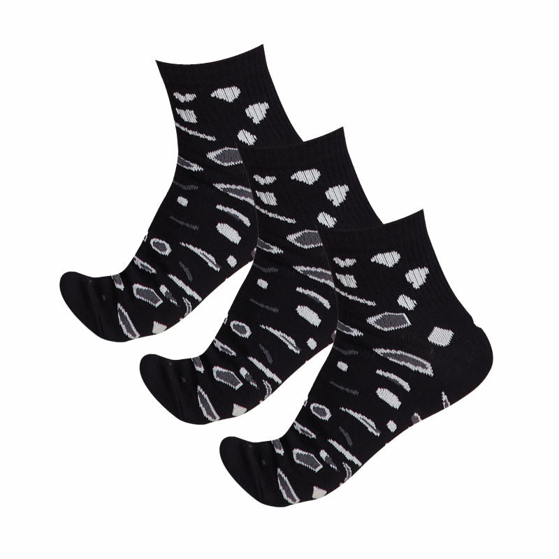 Women Cotton Spandex Socks Stretch Pack of 3 - Bodycare